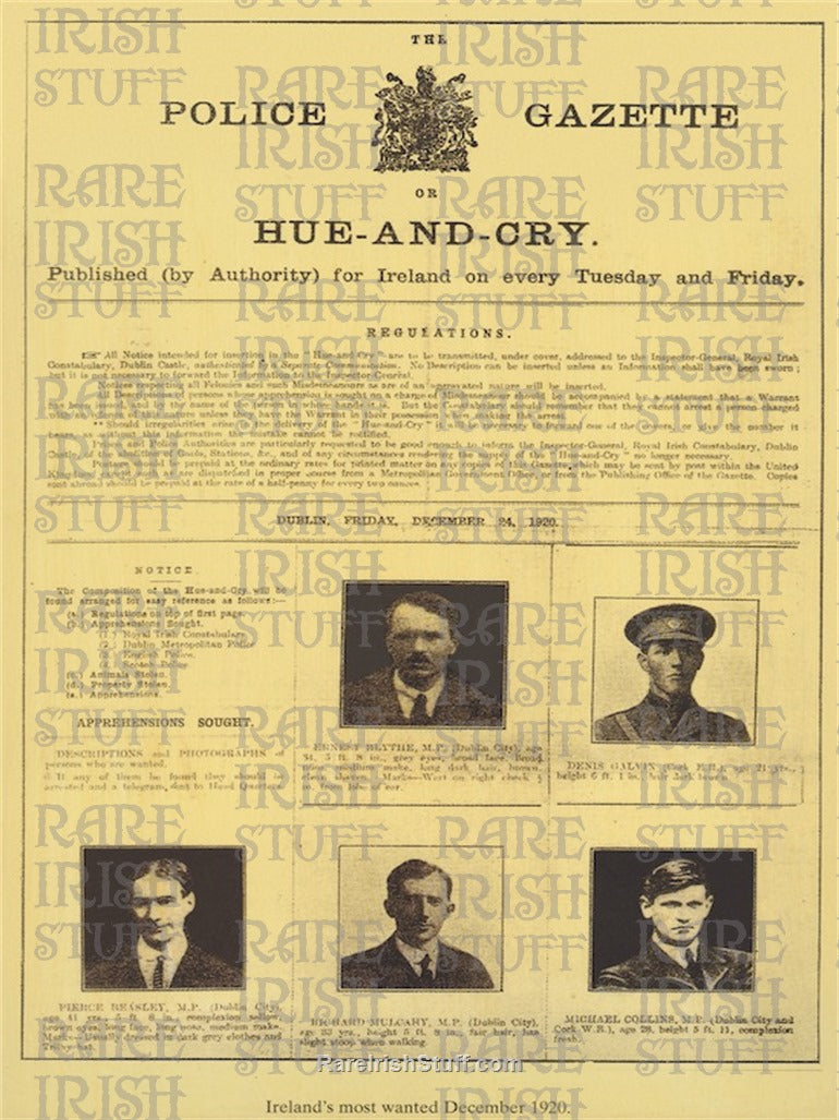 Ireland's Most Wanted 1920 featuring Michael Collins
