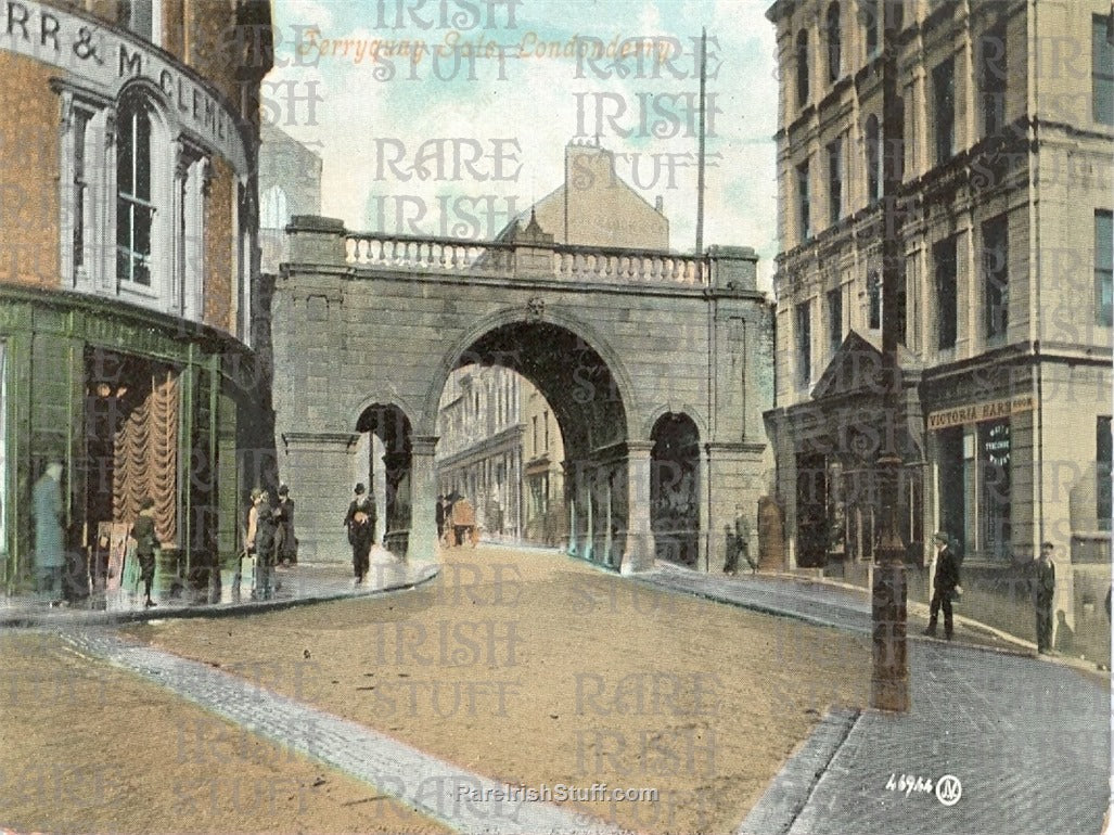 Ferryquay Gate, Derry City, Derry, Ireland 1890