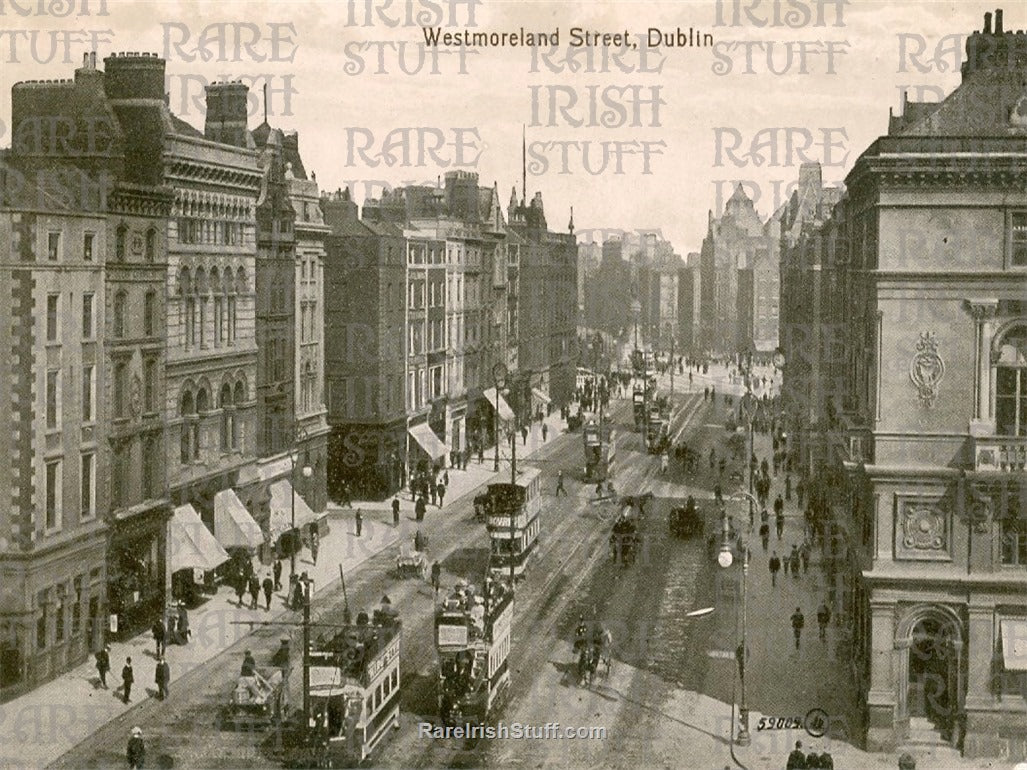 Westmoreland Street, Dublin, Ireland 1887