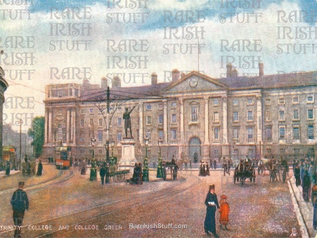 Trinity College & Bank of Ireland, Dublin, Ireland 1921