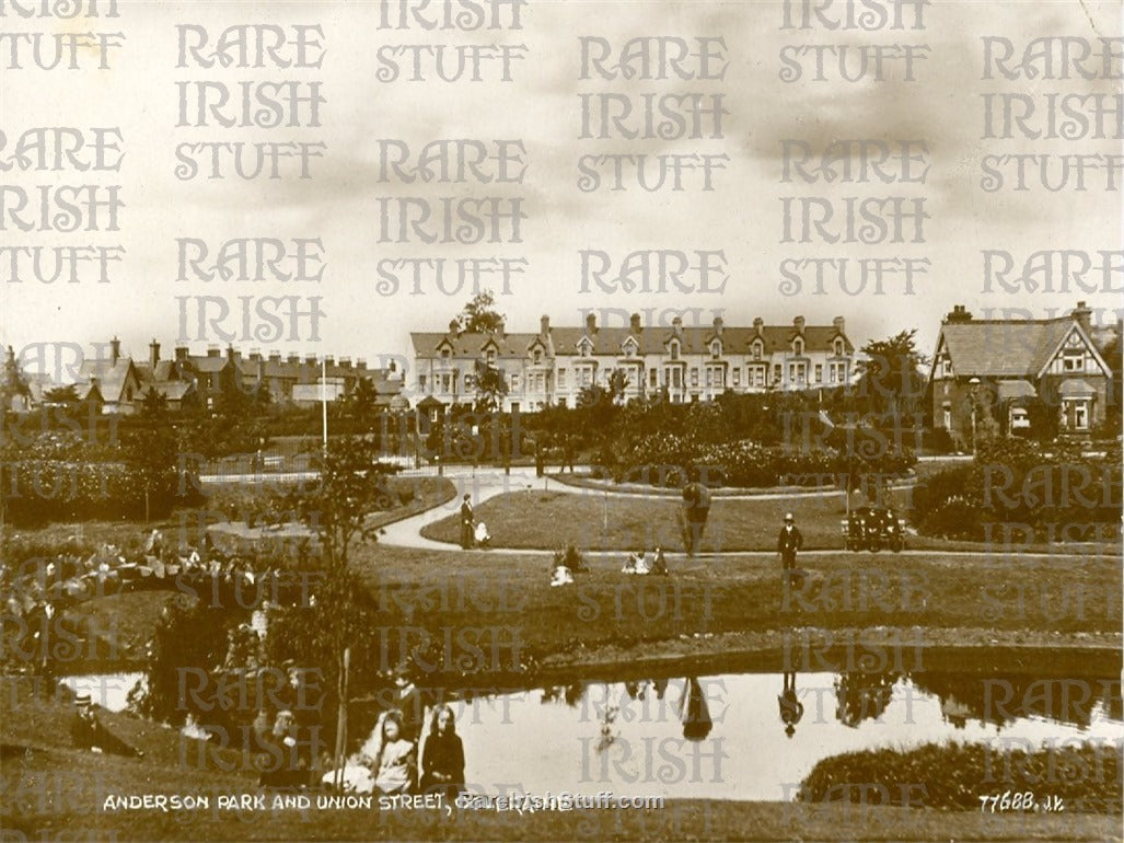 Anderson Park and Union Street, Coleraine, Derry, Ireland 1890