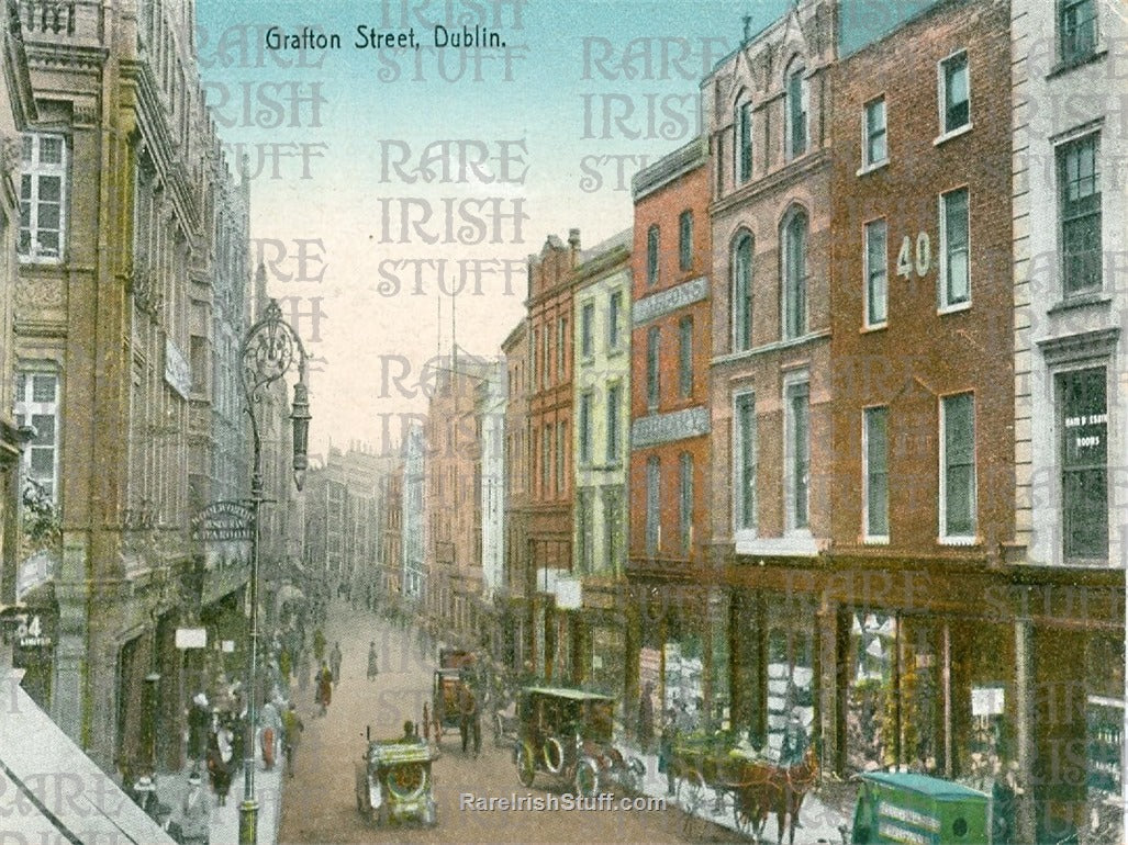 Grafton Street, Dublin, Ireland 1914