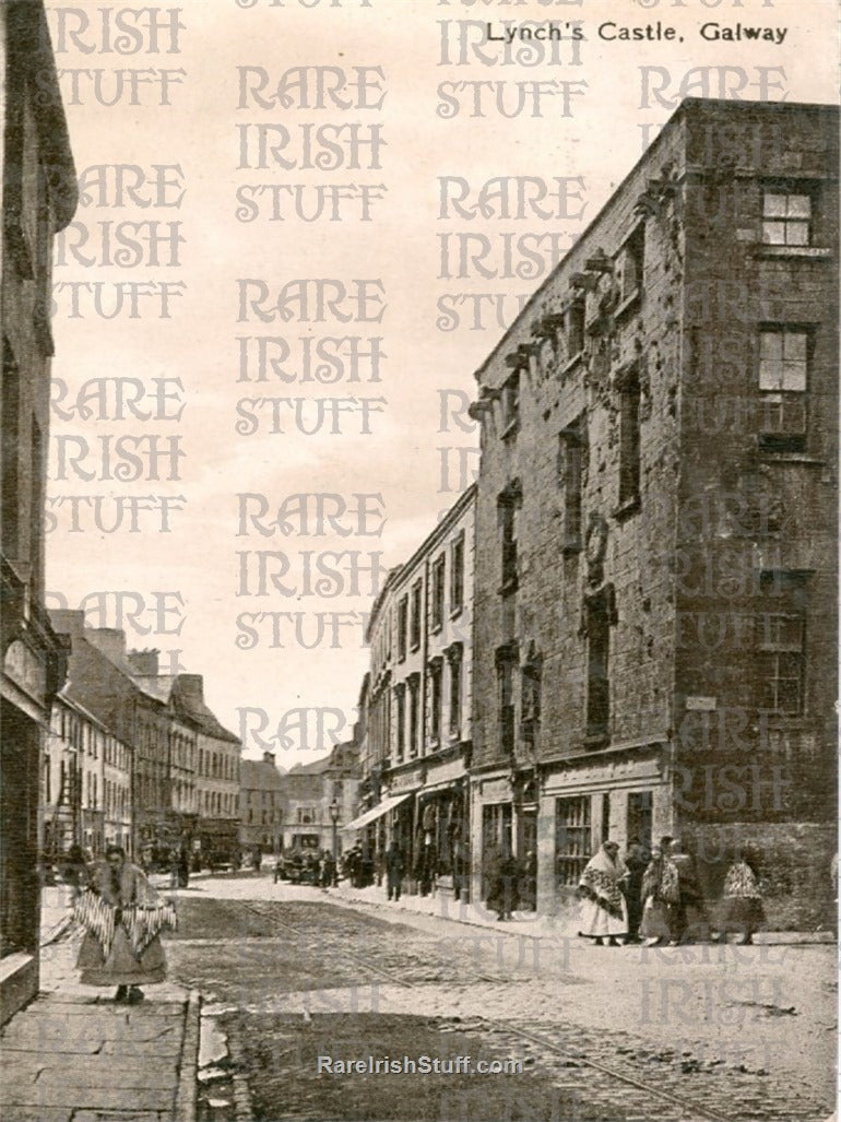 Lynch's Castle Square, Galway, Ireland 1890