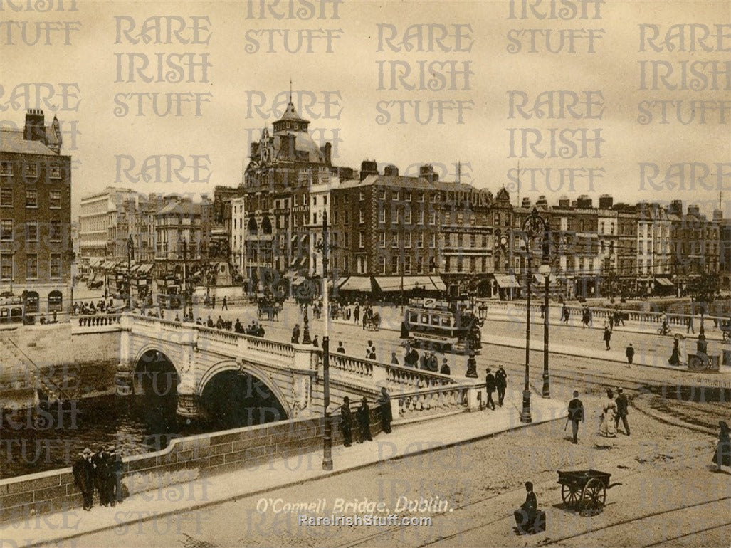 O'Connell Bridge, Dublin, Ireland 1915