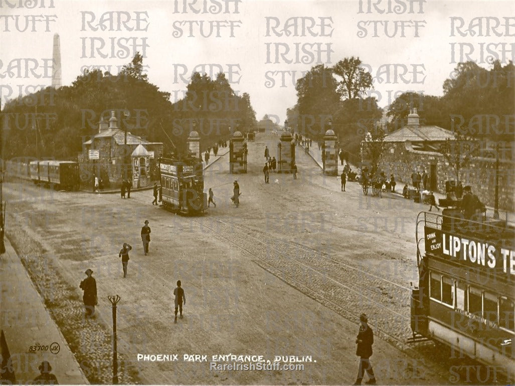 Phoenix Park Entrance, Dublin, Ireland 1910