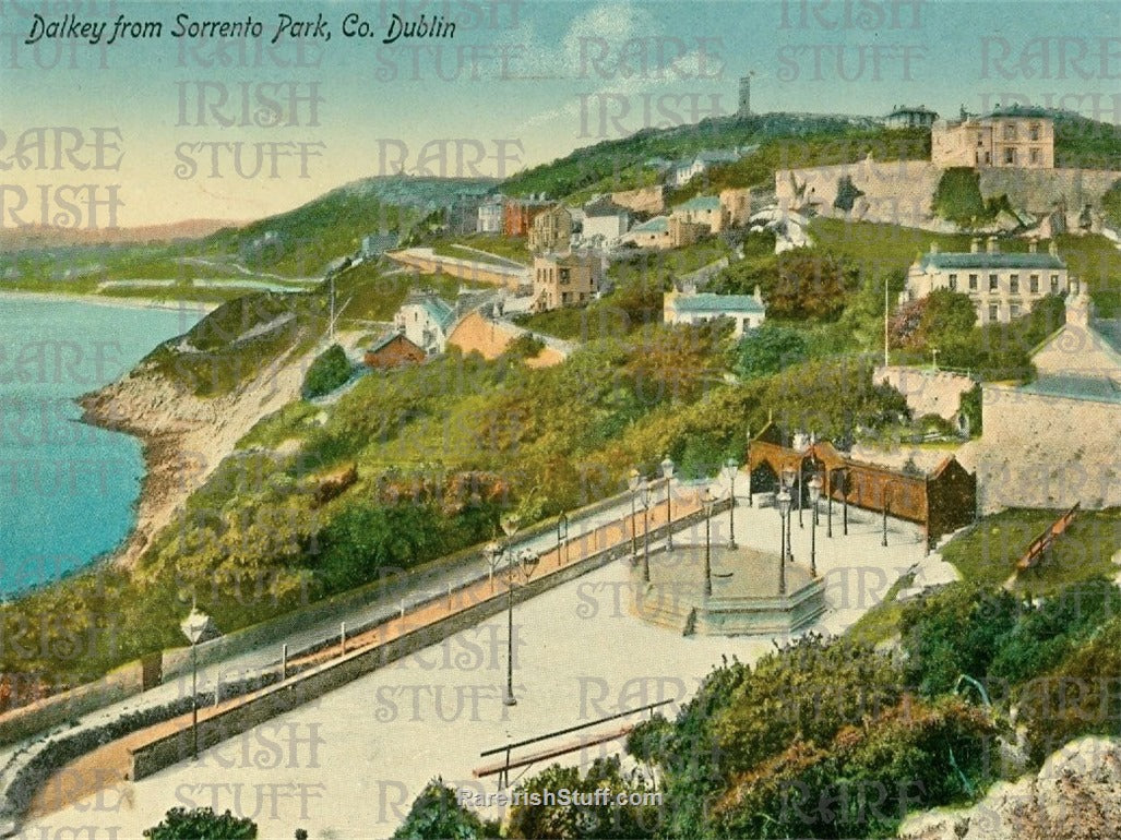 Dalkey from Sorrento Park, Dublin, Ireland 1900