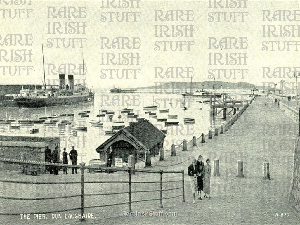 The Pier, Dun Laoghaire, Co Dublin, Ireland 1955