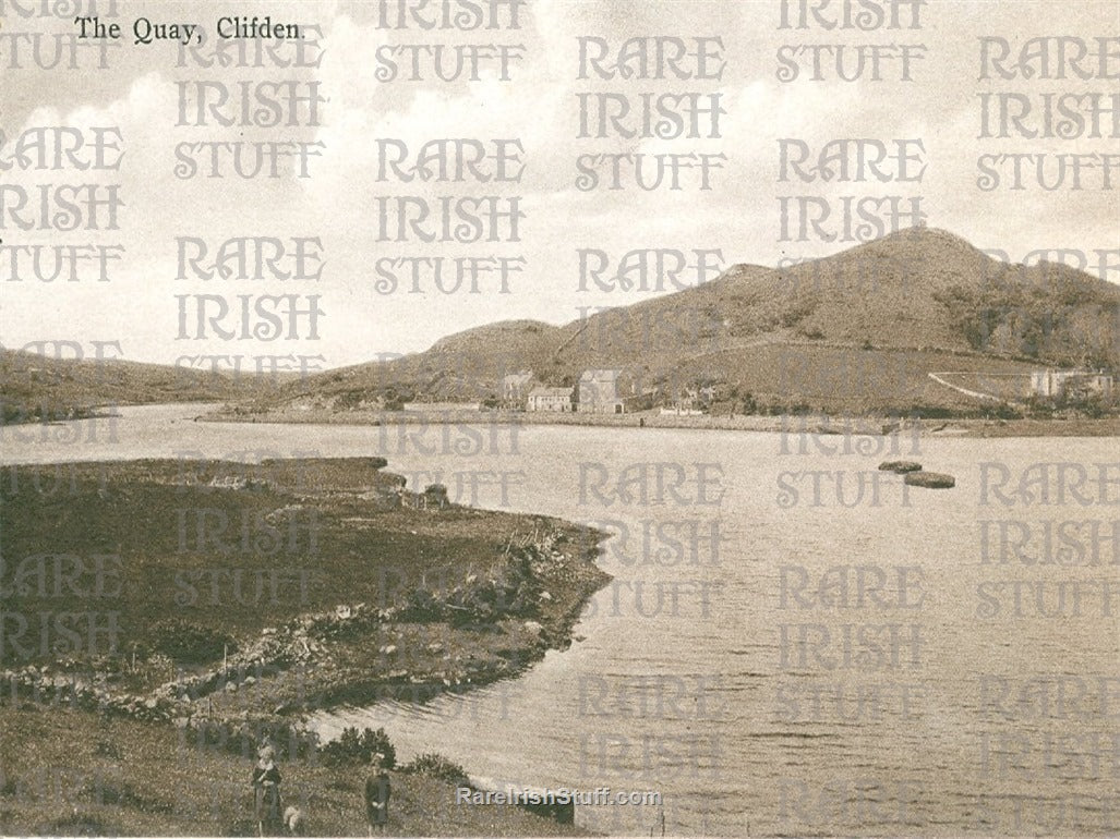 The Quay, Clifden, Galway, Ireland 1900