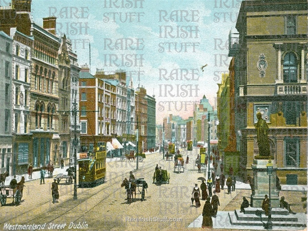 Westmoreland Street, Dublin, Ireland 1917