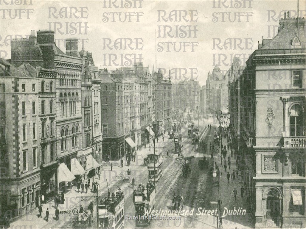 Westmoreland Street, Dublin, Ireland 1887