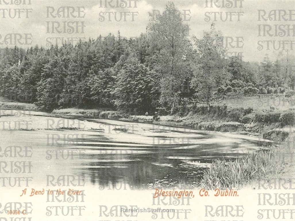 'A Bend in the River', Blessington, Co Dublin (now in Co. Wicklow), Ireland 1900