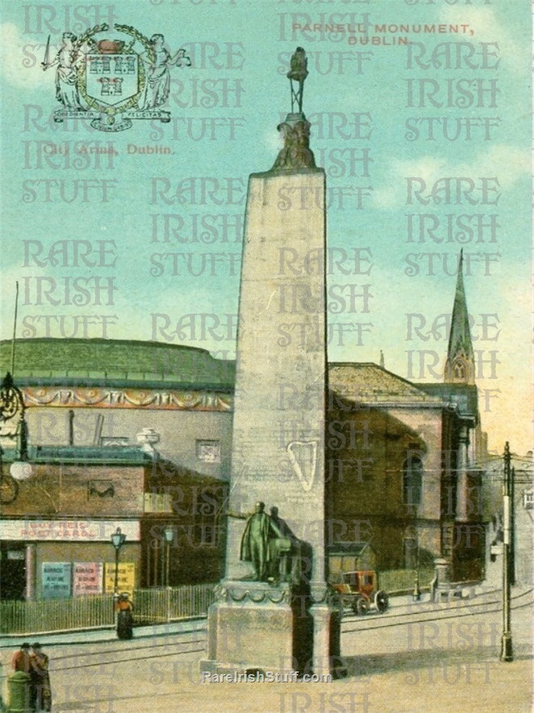 Parnell Monument, Dublin, Ireland 1917