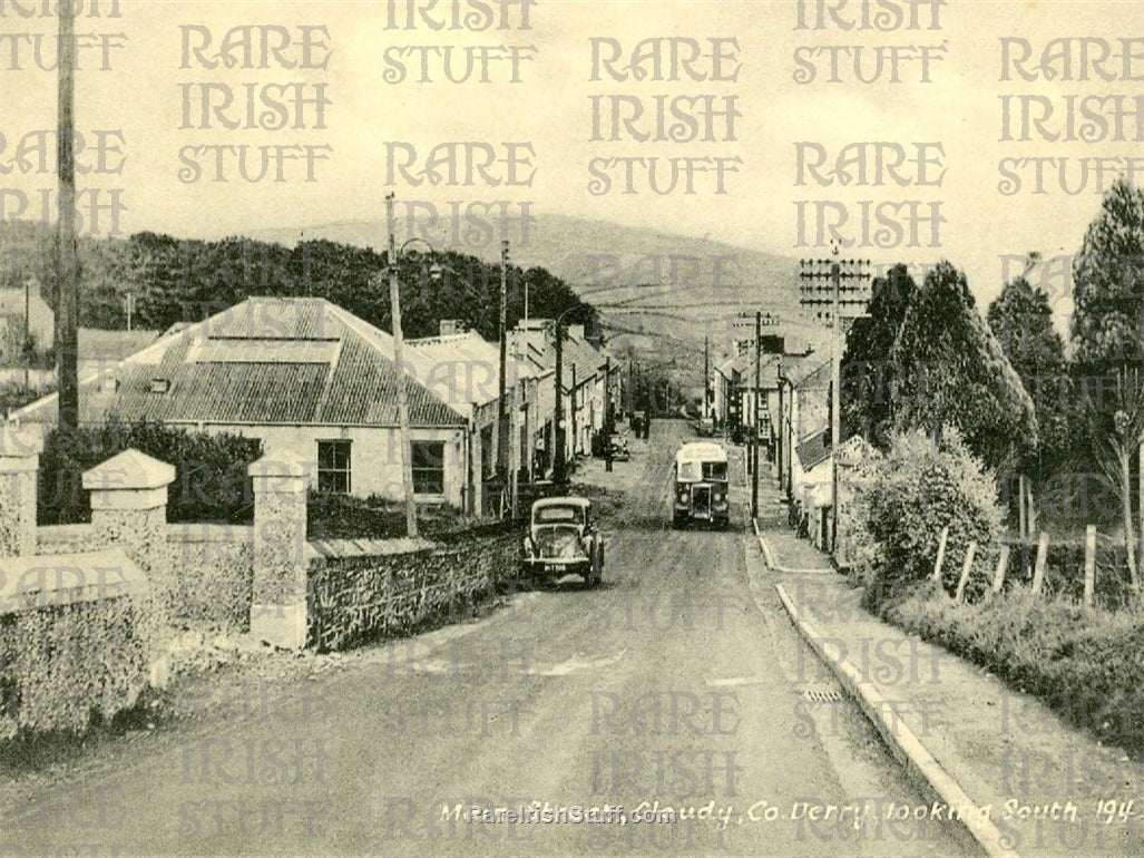 Main Street, Claudy, Derry, Ireland 1940's