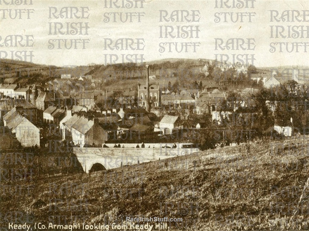 Keady, looking from Keady Hill, Armagh, Ireland 1890