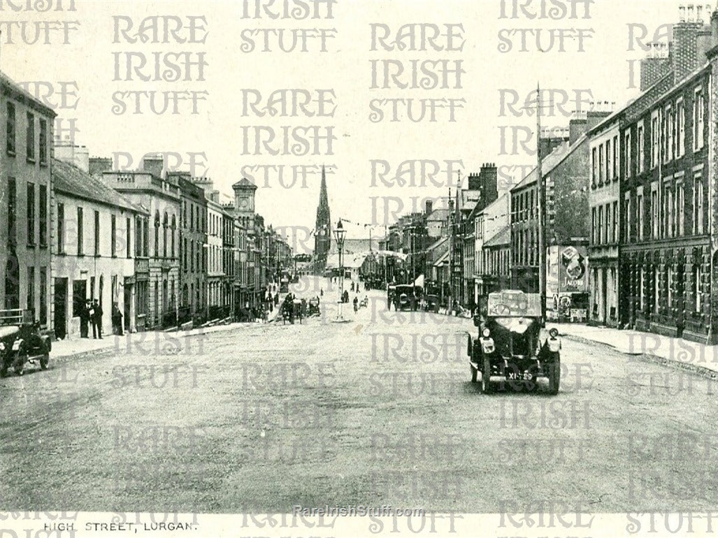 High Street, Lurgan, Armagh, Northern Ireland c.1950