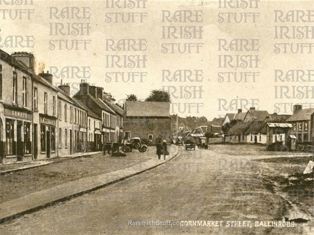 Cornmarket Street, Ballinrobe, Co. Mayo, Ireland 1910