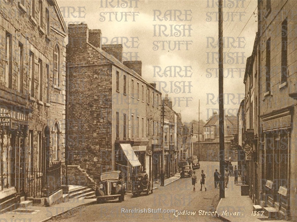 Ludlow Street, Navan, Co. Meath, Ireland 1950's