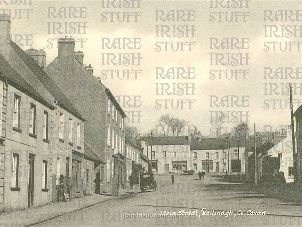 Main Street, Ballinagh, Co. Cavan, Ireland 1950