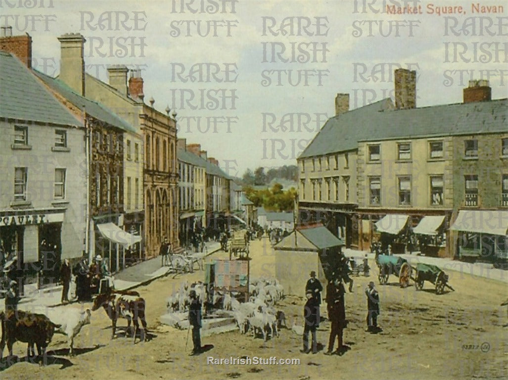 Market Square, Navan, Co. Meath, Ireland 1900