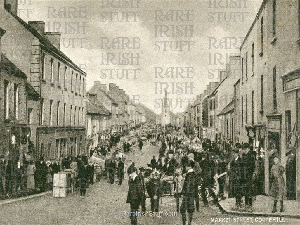 Market Street, Cootehill, Co. Cavan, Ireland 1890