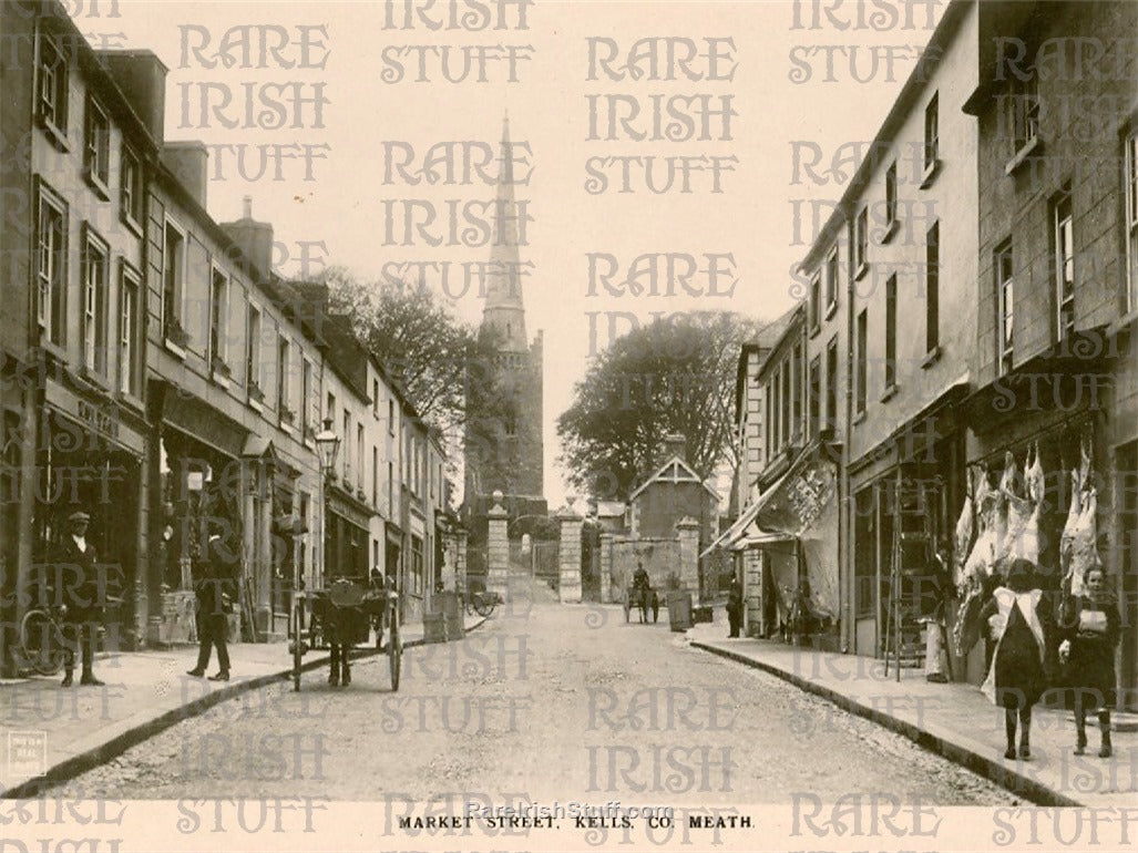Market Street, Kells, Co. Meath, Ireland 1910