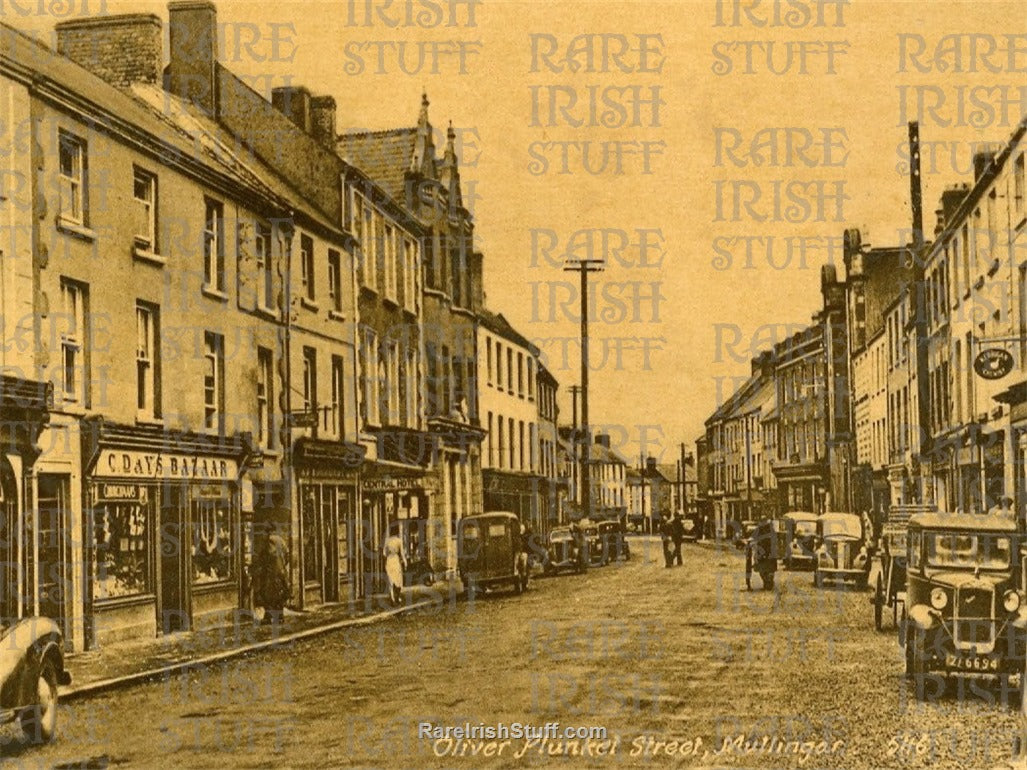 Oliver Plunkett Street, Mullingar, Co. Westmeath, Ireland 1950