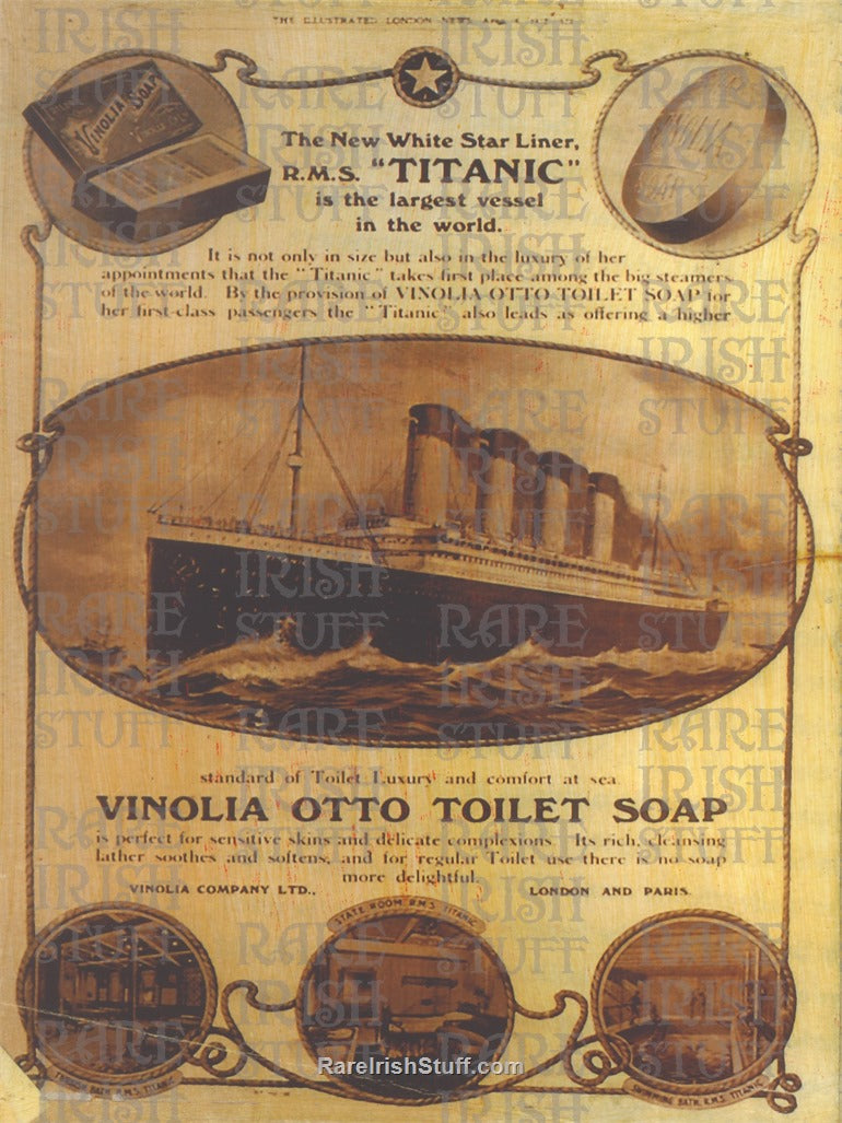The New White Star Liner Titanic Advert 1912