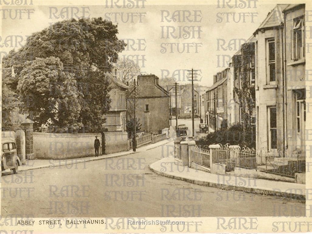Abbey Street, Ballyhaunis, Co. Mayo, Ireland 1940