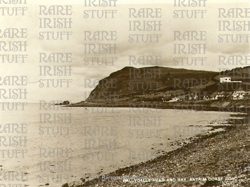 Ballygally Head & Bay, Antrim Coast Road, Co. Antrim, Ireland 1939