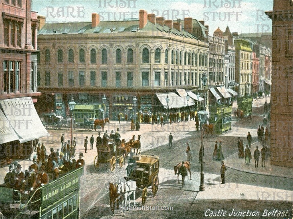 Castle Junction, Belfast, Antrim, Ireland 1910