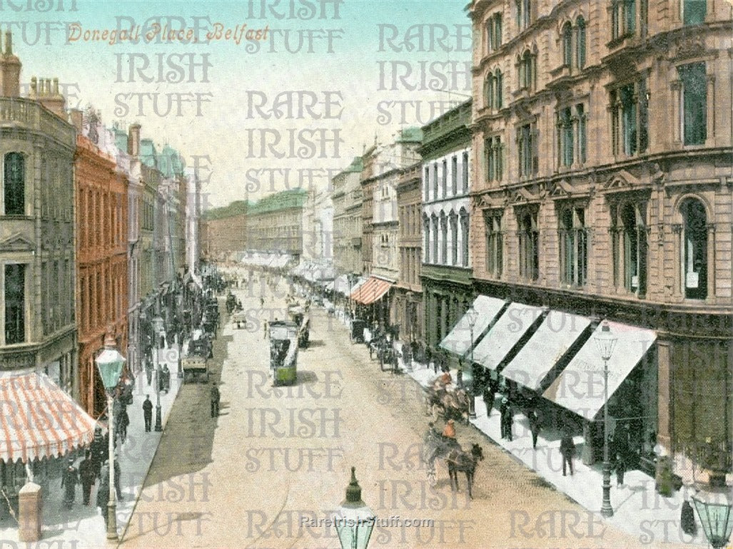 Donegall Place, Belfast, Antrim, Ireland 1895