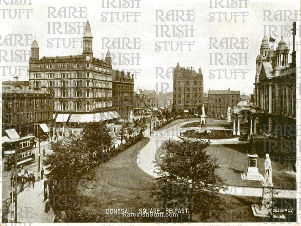 Donegall Square, Belfast, Antrim, Ireland 1905