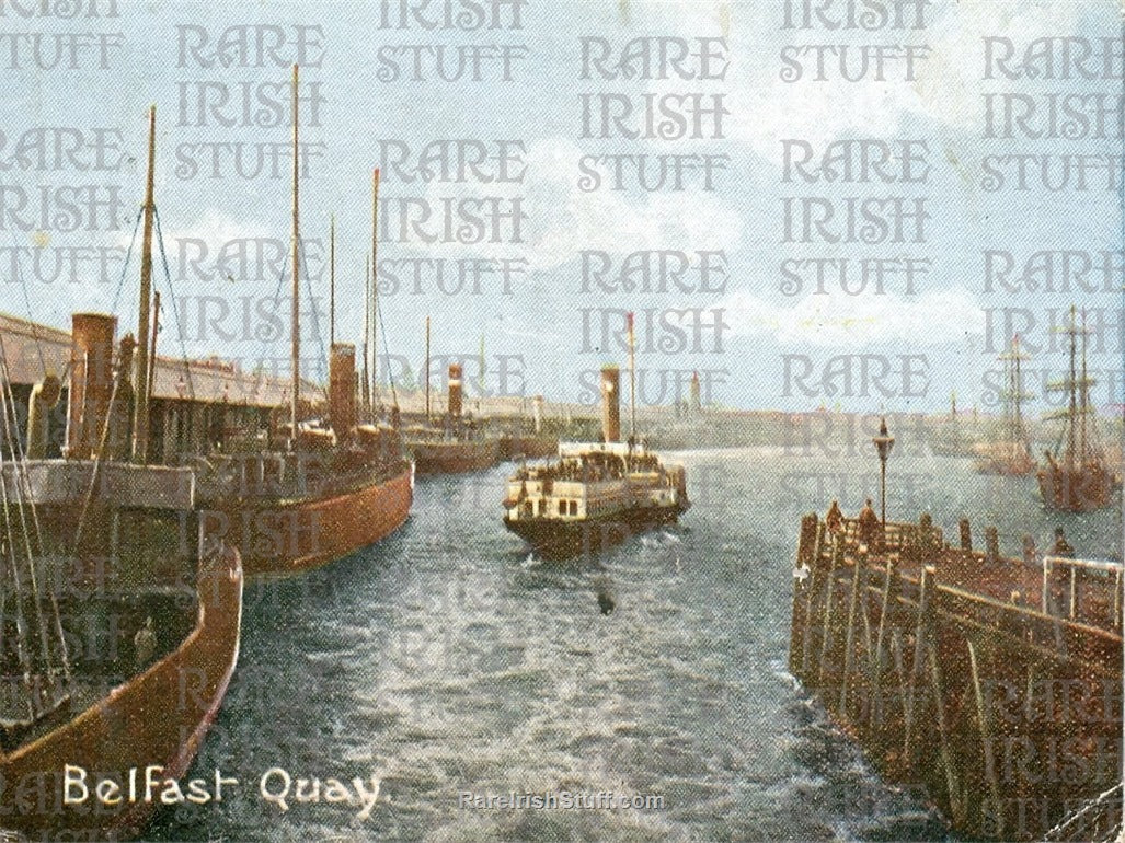 Belfast Quay, Ireland 1930's