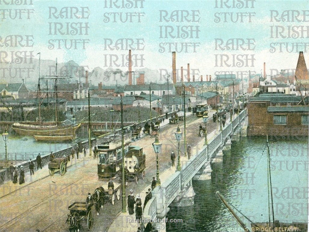 Queen's Bridge, Belfast, Ireland 1900