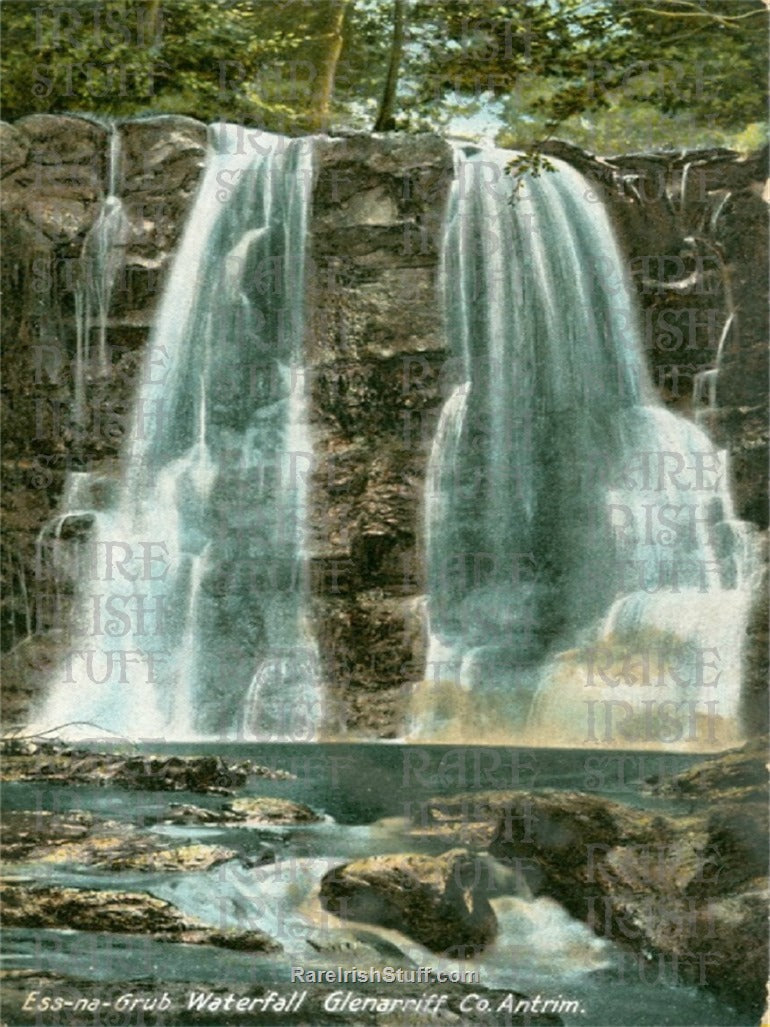 Ess-Na-Grub Waterfall, Glenariff, Co. Antrim, Ireland 1899