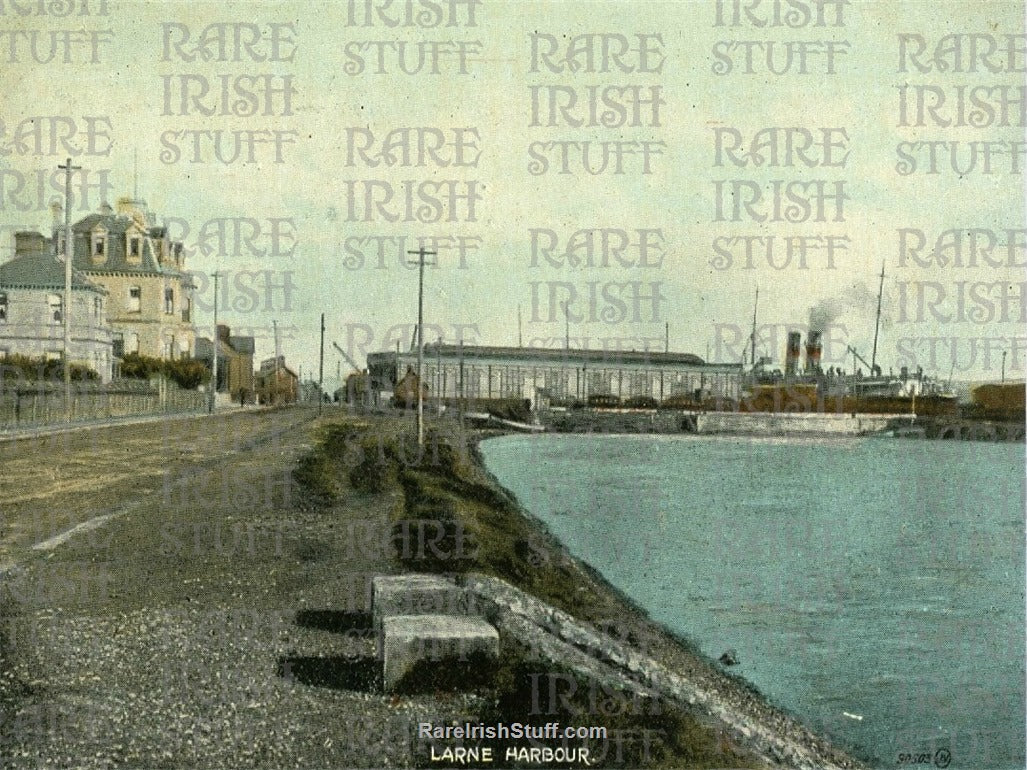 Larne Harbour, Co. Antrim, Ireland 1925