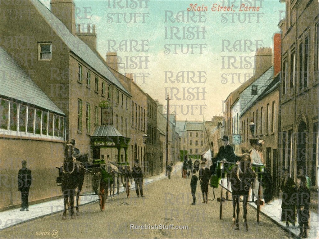 Main Street Larne, Co. Antrim, Ireland 1898