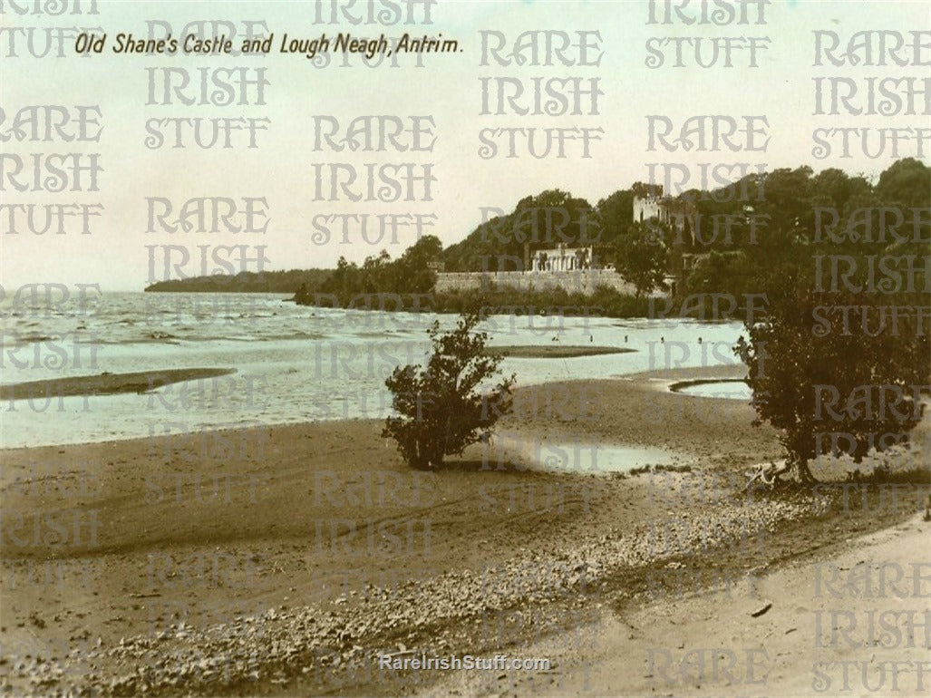 Old Shanes Castle & Lough Neagh, Co. Antrim, Ireland 1909