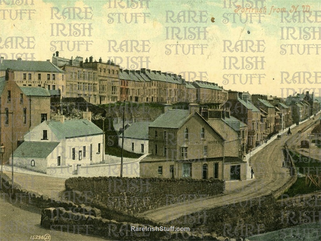 Portrush from North West, Co. Antrim, Ireland 1896