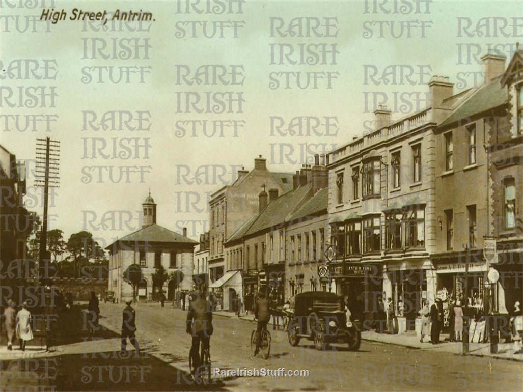 High Street, Antrim, Co. Antrim, Ireland 1935