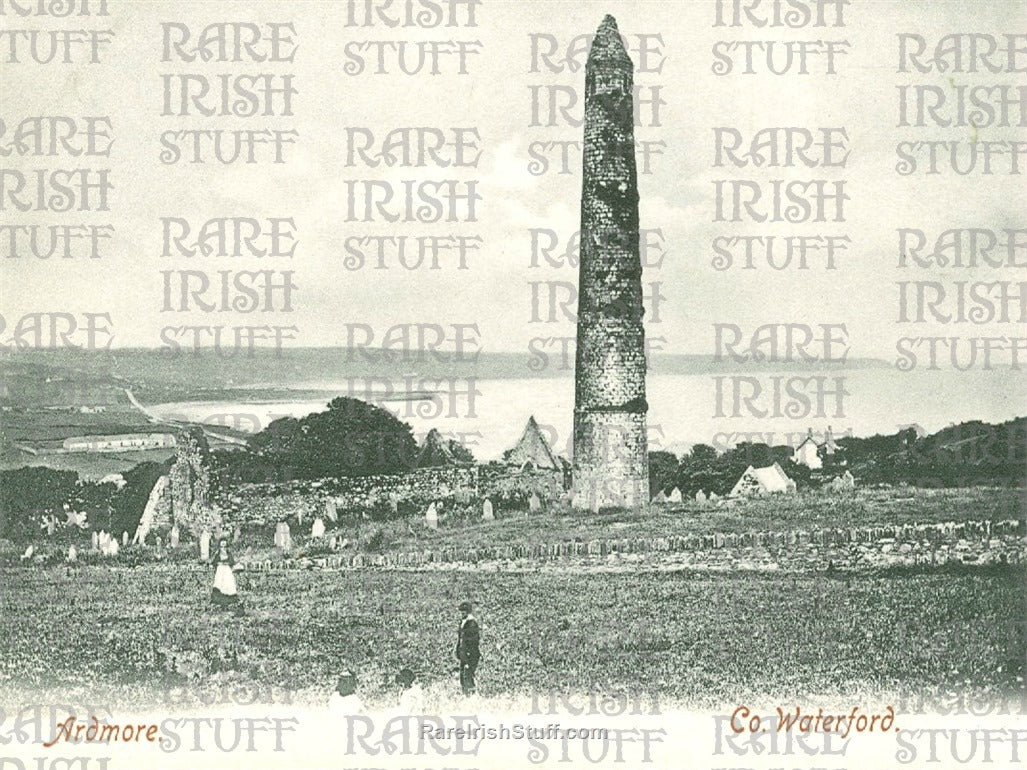 Ardmore & Round Tower, Co. Waterford, Ireland 1901