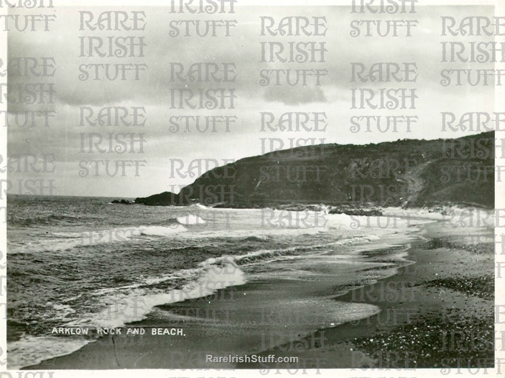 Arklow Rock & Beach, Co Wicklow, Ireland 1950s