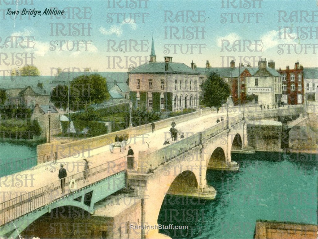 Athlone, Town Bridge, Co. Westmeath, Ireland 1915