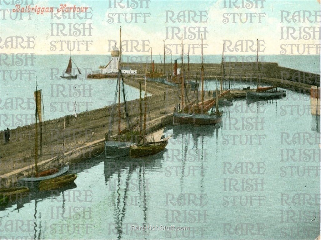 Balbriggan Harbour, Dublin, Ireland 1900