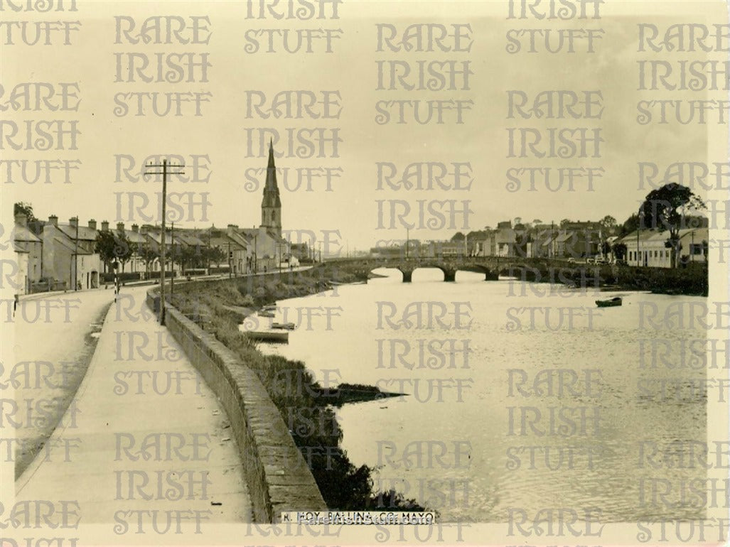 River Moy, Ballina, Co. Mayo, Ireland 1950s