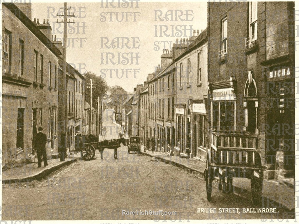 Bridge Street, Ballinrobe, Co. Mayo, Ireland 1910