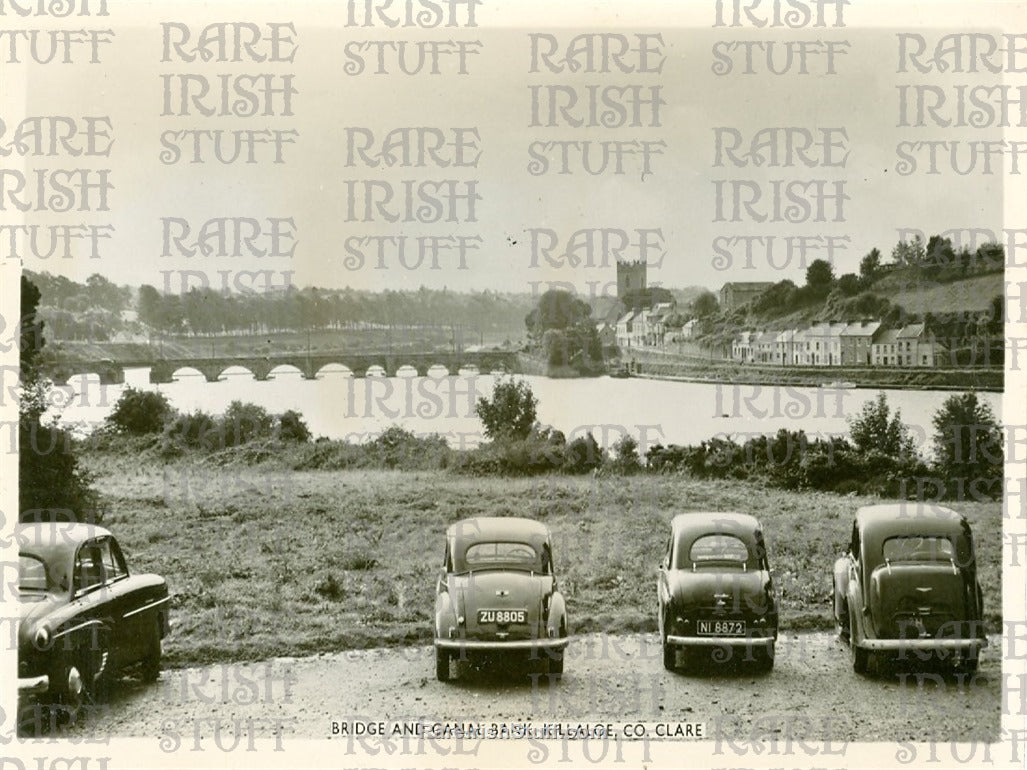 Bridge and Canal Bank, Killaloe, Co Clare, Ireland 1961