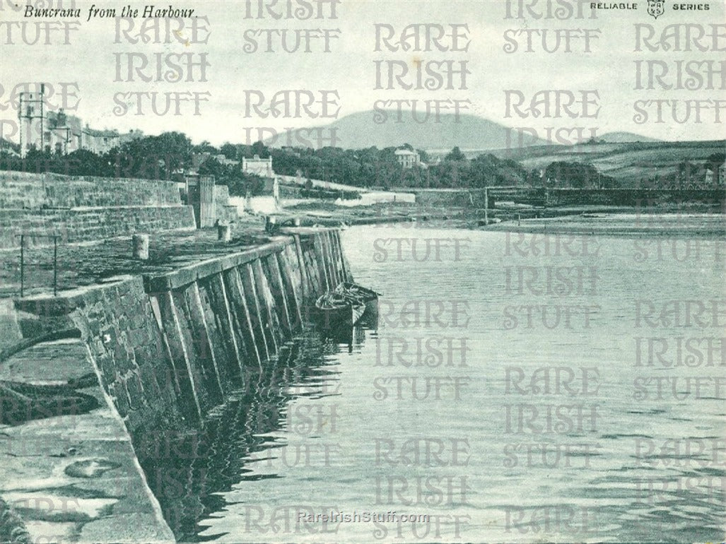 Buncrana from Harbour, Co. Donegal, Ireland 1895