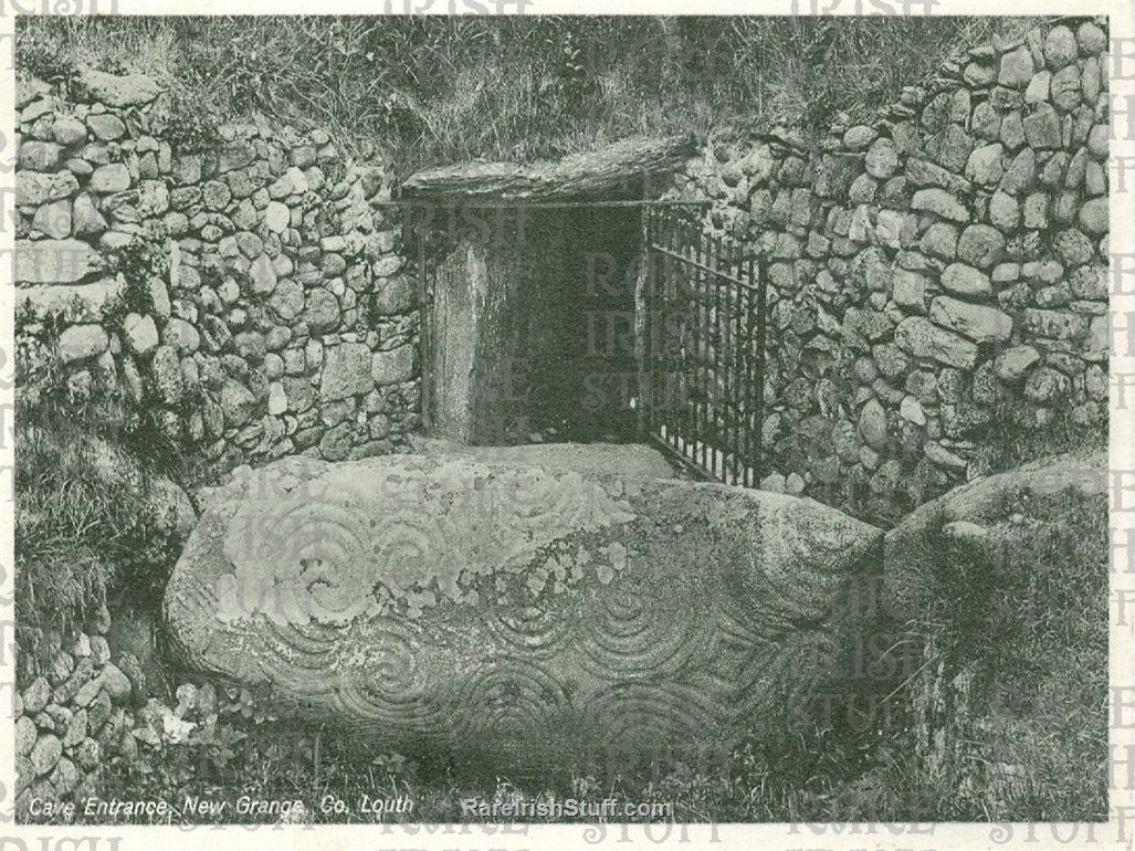 Cave Entrance, Newgrange, Co. Louth, Ireland 1895