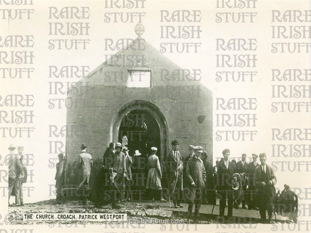 Church on summit of Croagh Patrick, Westport, Co. Mayo, Ireland 1930s